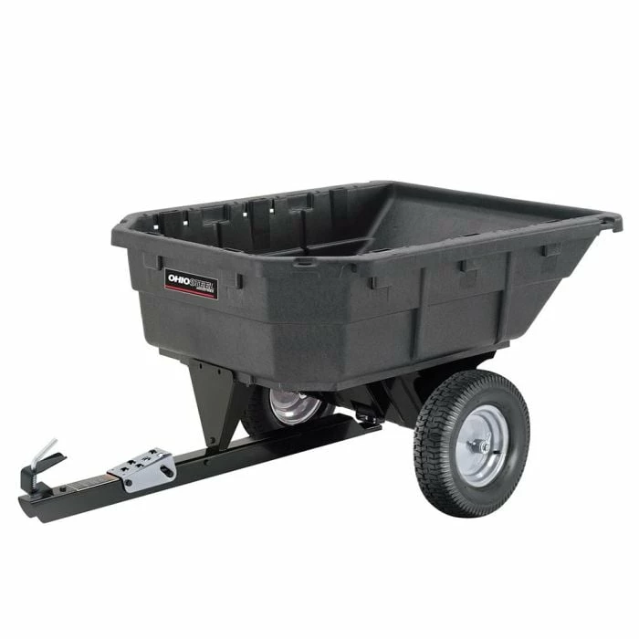 Ohio Steel 1000P-SD Swivel Dump Cart/ATV Cart 15cu Ft 1000lb