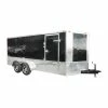 SLE Enclosed Trailers Enclosed Trailer 7'x16' Custom Built - Motorcycle ATV Car Event (Black) Storage