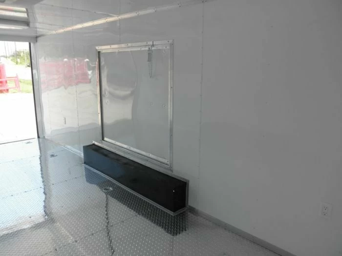 SLE Enclosed Trailers Enclosed Trailer 8.5'x26' White - Car Motorcycle Hauler Storage - Image 4