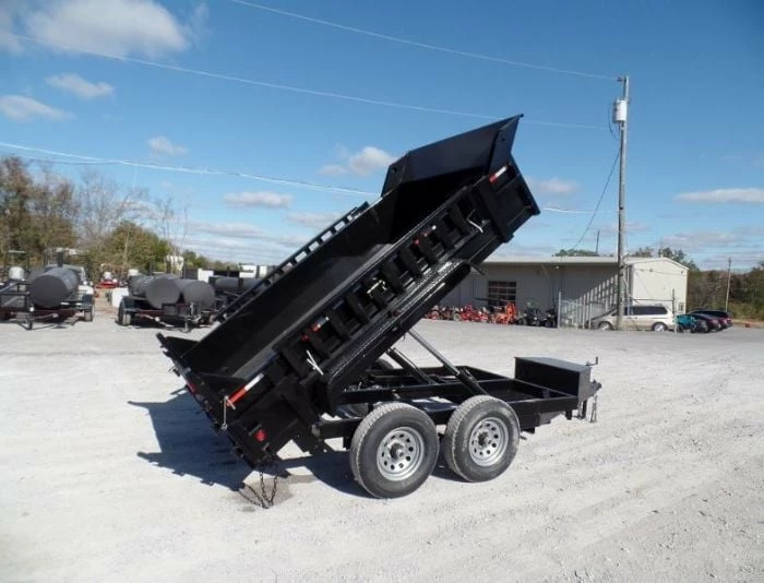 SLE Dump Trailers Dump Trailer 6' X 10' Landscape Equipment With 20 Inch Sides - Image 2