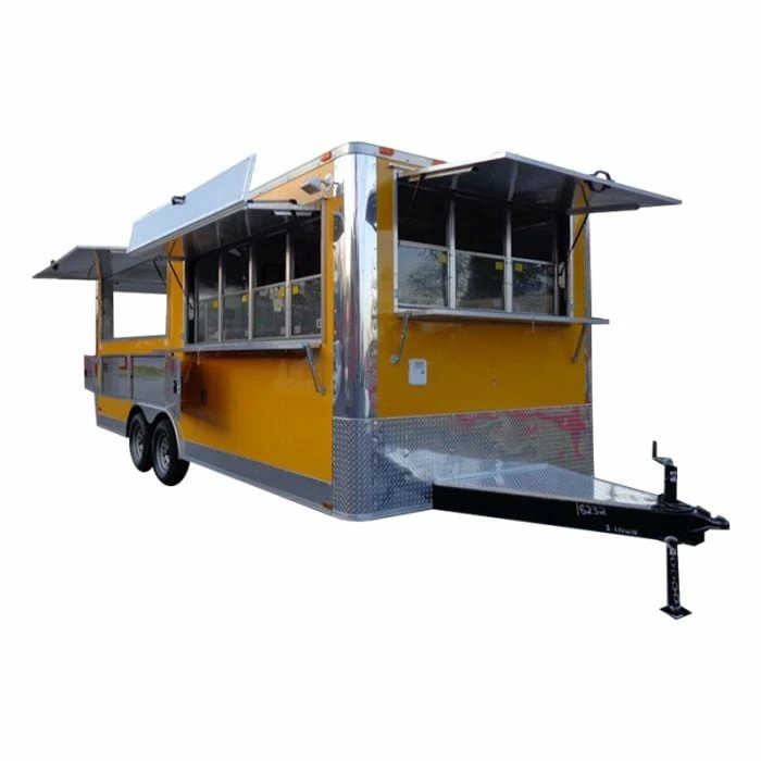 SLE Concessions Concession Trailer 8.5'x20' Yellow - Event Catering Vending Food