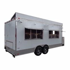 SLE Concessions Concession Trailer 8.5'x20' White - Vending Event Food Catering
