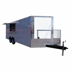 SLE Concessions Concession Trailer 8.5'x20' White - Vending Food Event Catering