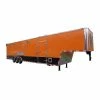 SLE Concessions Concession Trailer 8.5'x40' Gooseneck Catering BBQ Smoker Food (Orange)