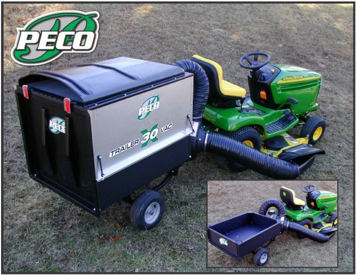 Peco 7930 Lawn Vacuum Leaf Bagger 30 Cu Ft Tow Behind - 6.5hp Vanguard