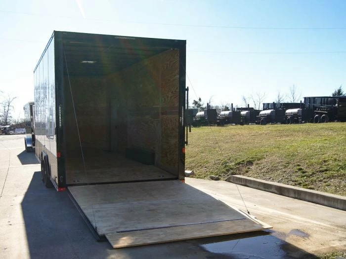 SLE Enclosed Trailers 8.5x20 White V-Nose Enclosed Trailer With Blackout Pkg (2) 5,200lb Axles - Image 5