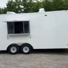 SLE Concessions 8.5' X 18' White Concession Food Trailer