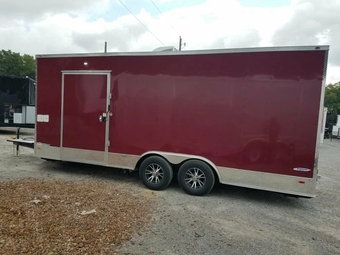 SLE Concessions 8.5' X 20' Brandy Wine Concession Food Trailer - Image 6