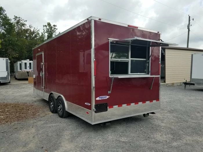 SLE Concessions 8.5' X 20' Brandy Wine Concession Food Trailer - Image 5