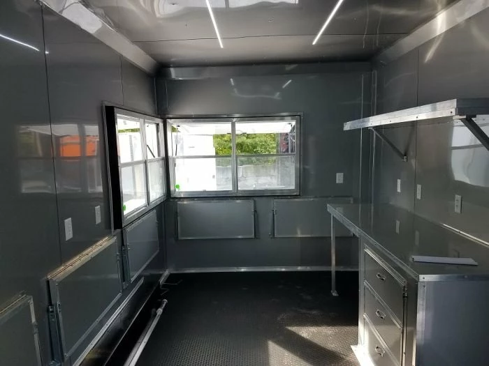 SLE Concessions 8.5' X 16' Indigo Blue Enclosed Pharmaceutical Trailer - Image 4