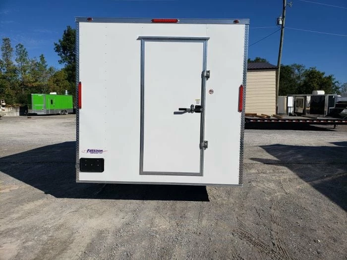 SLE Concessions White 8.5x16 Catering Concession Food Trailer - Image 2