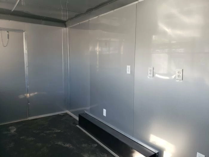 SLE Concessions White 8.5x16 Catering Concession Food Trailer - Image 4