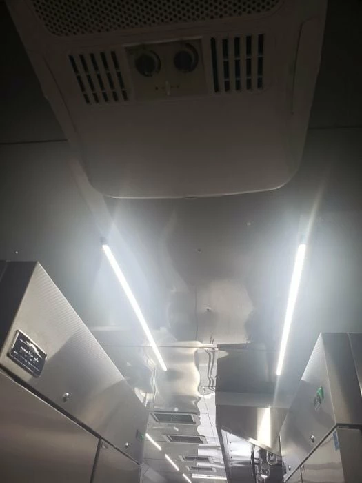 SLE Concessions 8.5' X 40' White Gooseneck Concession Food Trailer With Appliances - Image 4