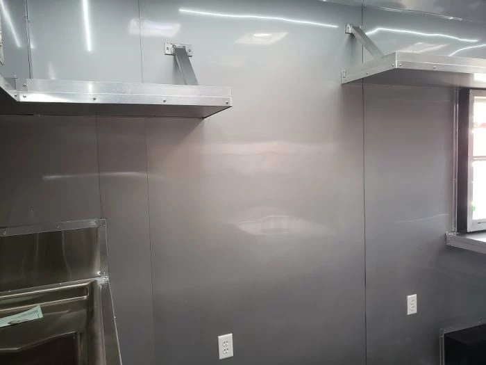 SLE Concessions 8.5' X 22' Porch Style Concession Food Trailer With Restroom - Image 3