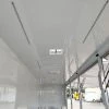 SLE Enclosed Trailers 8.5' X 48' White Gooseneck Enclosed Trailer Storage