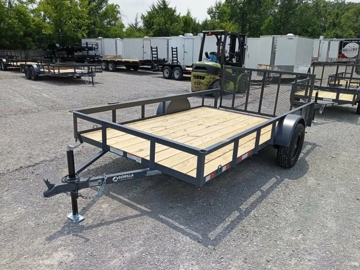 SLE Utility Trailers Utility Trailer 6.4'x12' Reinforced Dovetail Gate Mower - Image 5
