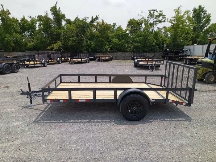 SLE Utility Trailers Utility Trailer 6.4'x12' Reinforced Dovetail Gate Mower - Image 4
