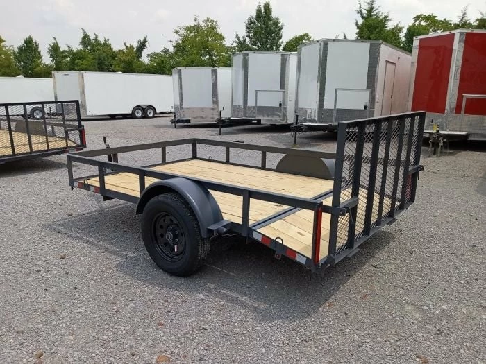 SLE Utility Trailers Utility Trailer 6.4' X 10' Reinforced Dove Tail Gate - Image 6
