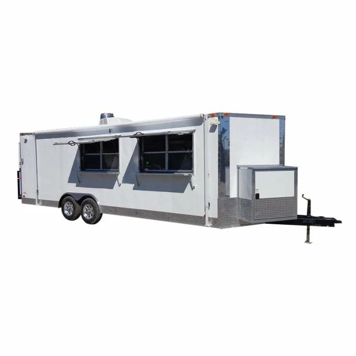 SLE Concessions Concession Trailer 8.5'x24' White - Food Catering Event Vending 3 SLE Concessions Concession Trailer 8.5'x24' White - Food Catering Event Vending