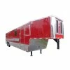 SLE Concessions Concession Trailer 8.5'x44' Gooseneck Catering Vending Red