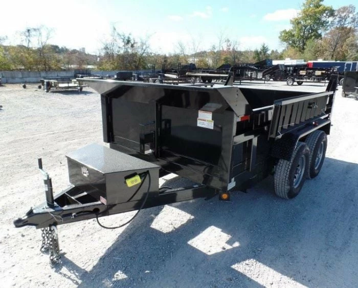 SLE Dump Trailers Dump Trailer 6' X 10' Landscape Equipment With 20 Inch Sides - Image 6