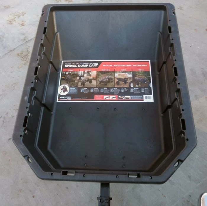 Ohio Steel 3048H Dump Cart, Lawn Cart, 10 Cu. Ft. 1000 Lb. Capacity - Image 3