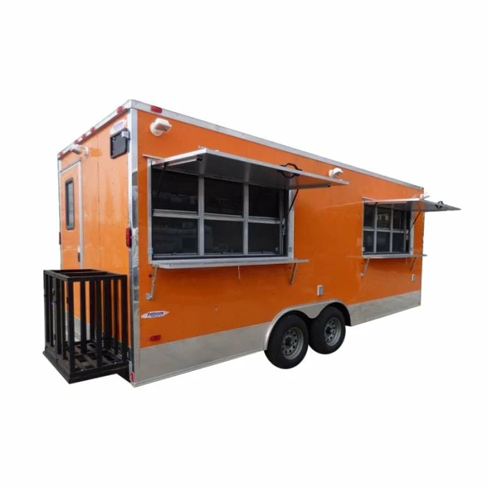 SLE Concessions Concession Trailer 8.5' X 20' Orange - Event Food Catering BBQ