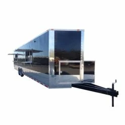 SLE Concessions Concession Trailer 8.5' X 30' Black - Food Event Catering
