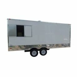 SLE Concessions 8.5 X 20 Concession Food Trailer White Event Catering