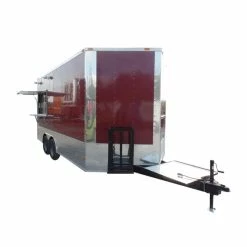 SLE Concessions 8.5' X 16' Concession Food Trailer Brandy Wine Event Catering