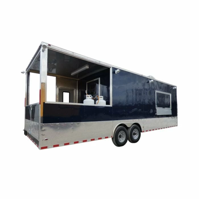 SLE 8.5' X 28' Concession Food Trailer Blue