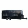 SLE Concessions 8.5' X 20' Black Concession Food Trailer