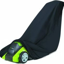 Classic Accessories Classic 73117-GW18 Lawn Mower Cover For 18" Greenworks Mowers Black
