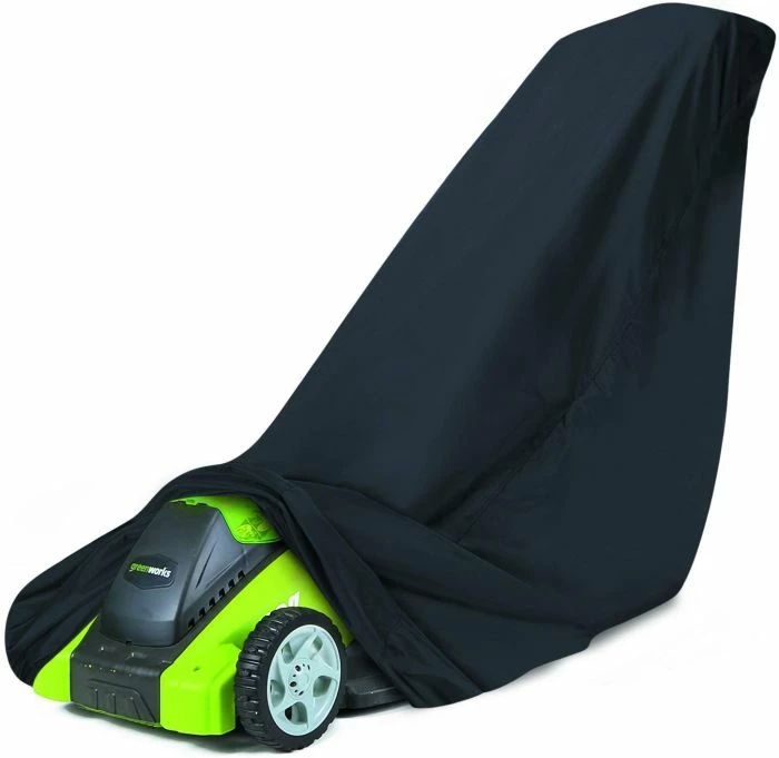 Classic Accessories Classic 73117-GW18 Lawn Mower Cover For 18" Greenworks Mowers Black