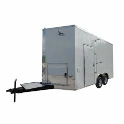 SLE Concessions 8.5' X 16' Concession Trailer White Food Event Catering