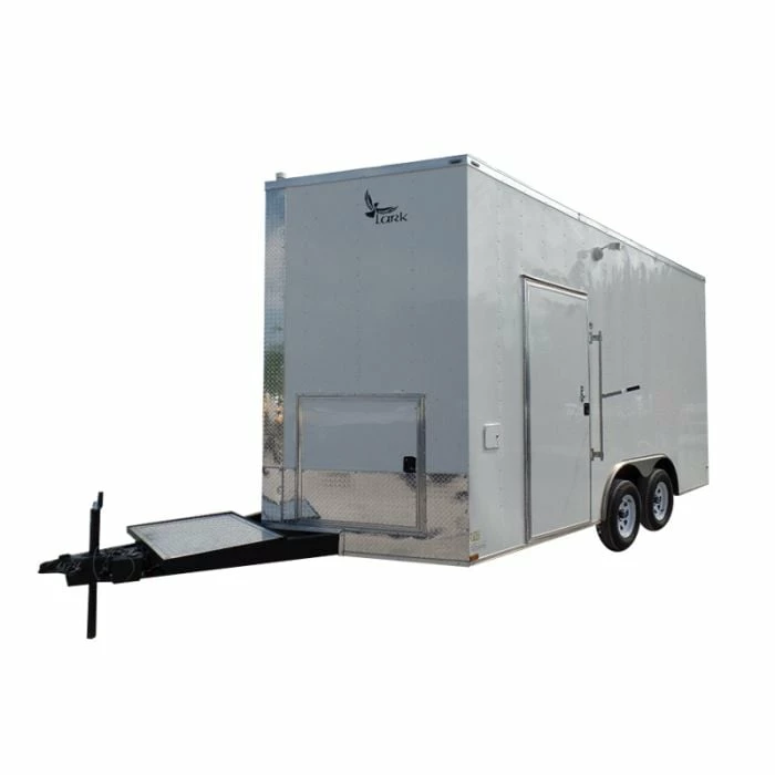 SLE Concessions 8.5' X 16' Concession Trailer White Food Event Catering