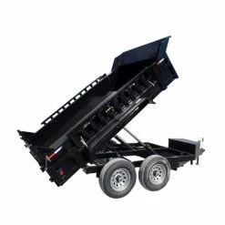 SLE Dump Trailers Dump Trailer 6' X 10' Landscape Equipment With 20 Inch Sides