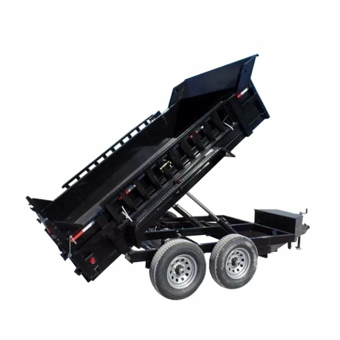 SLE Dump Trailers Dump Trailer 6' X 10' Landscape Equipment With 20 Inch Sides