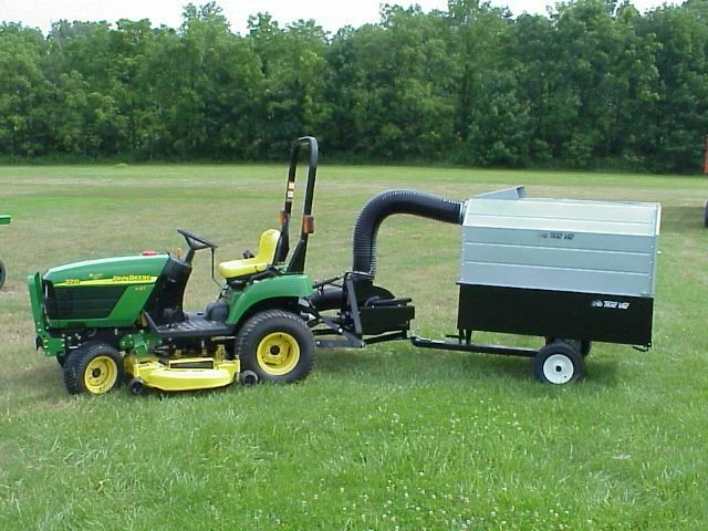 Trac Vac 856 Lawn Mower Bagger Vacuum 3 Point Hitch 13.5 Hp Briggs - Image 2