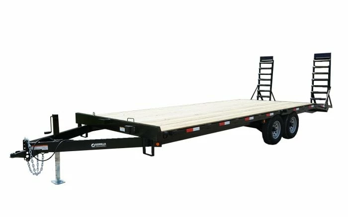 SLE Utility Trailers 8.5x22 Deckover Utility Trailer (2) 5,200lb Axles With Standup Ramps