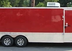 SLE Enclosed Trailers Enclosed Trailer 8.5'x26' Red - Motorcycle Car Lawn Equipment Hauler Storage