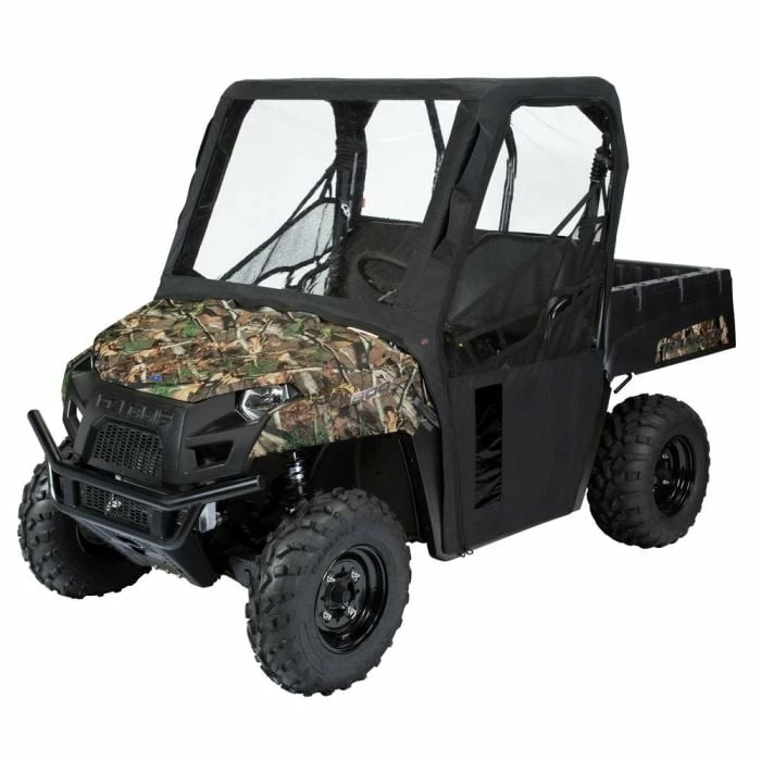 Classic Accessories Classic 52-242-010401-RT Polaris Ranger Mid-Size UTV Cab Enclosure Black - Image 2