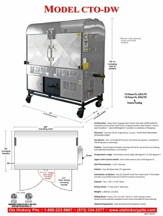 Ole Hickory Pits Ole Hickory Pit CTO-DW