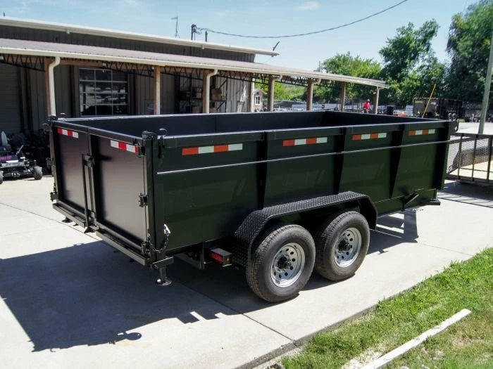 SLE Dump Trailers 7x14 Telescopic Dump Trailer With 3ft Sides (2) 7K Axles - Image 6