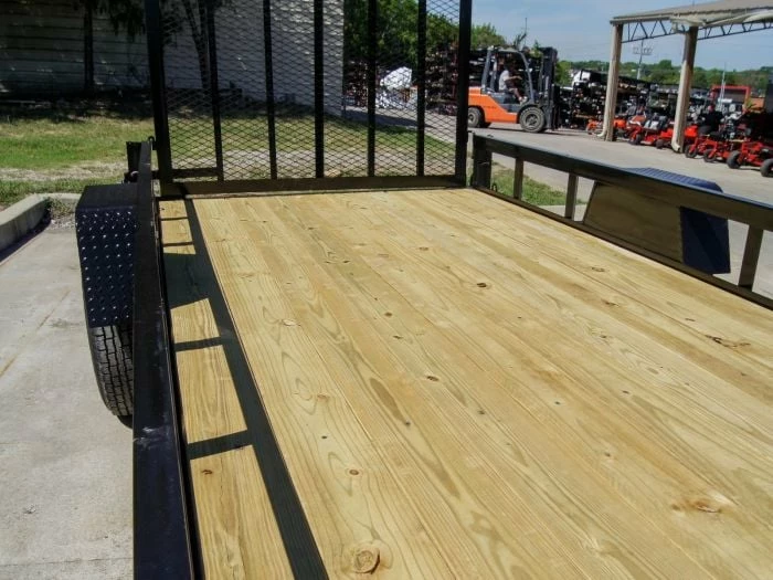 SLE Utility Trailers 6.4x14 Straight Deck Utility Trailer 3,500lb Axles Tall Gate - Image 6