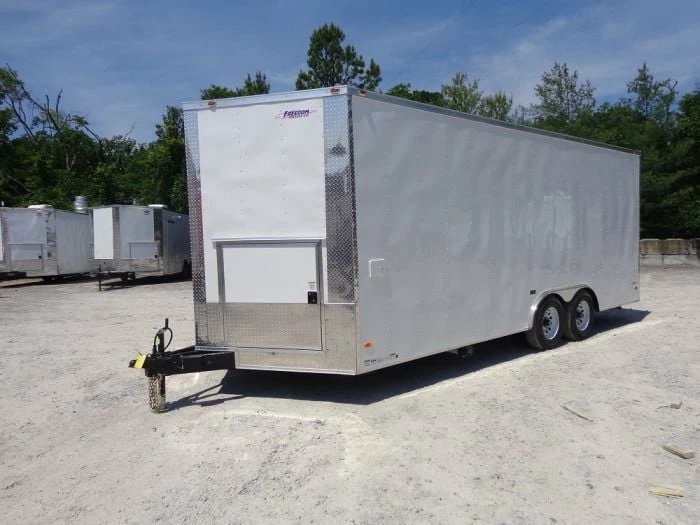 SLE Concessions 8.5' X 20' White Concession Food Trailer With Appliances - Image 2