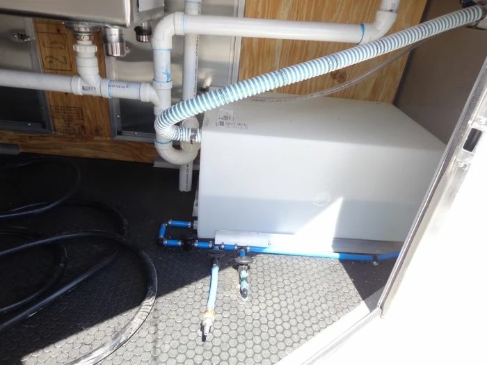 SLE Concessions 8.5' X 20' White Concession Food Trailer With Appliances - Image 3