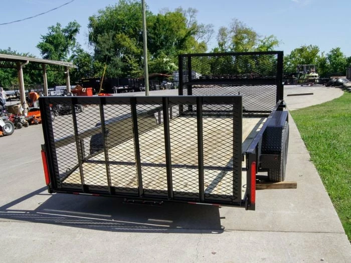 SLE Utility Trailers 6.4x16 Dovetail Utility Trailer Stacked Baskets (2) 3500lb Axles - Image 5