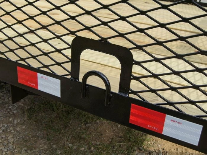 SLE Utility Trailers 5x8 Straight Deck Utility Trailer With 4ft Mesh Side 3500lb Axle - Image 6