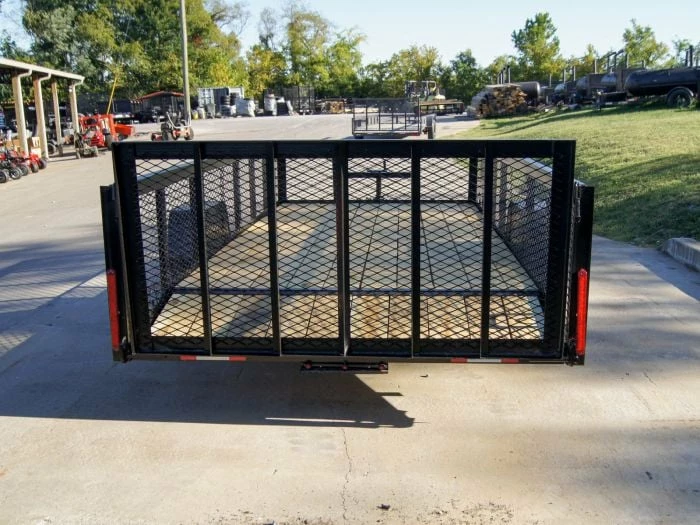 SLE Utility Trailers 6.4x14 Dovetail Utility Trailer With 2ft Mesh Sides 3,500lb Axle - Image 5